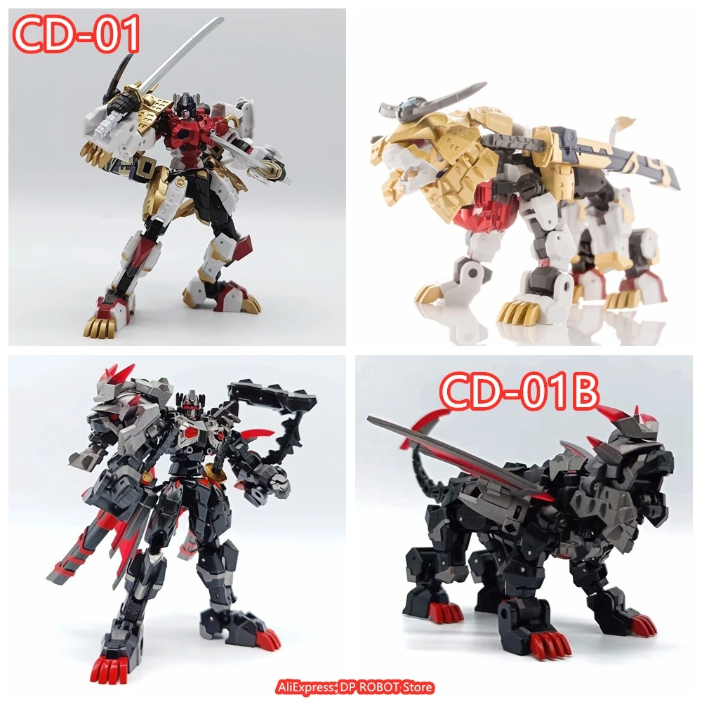 [IN STOCK] Transformation CD-01 CD01 CD-01B White Black LION FACE OP COMMANDER Lio Convoy Action Figure