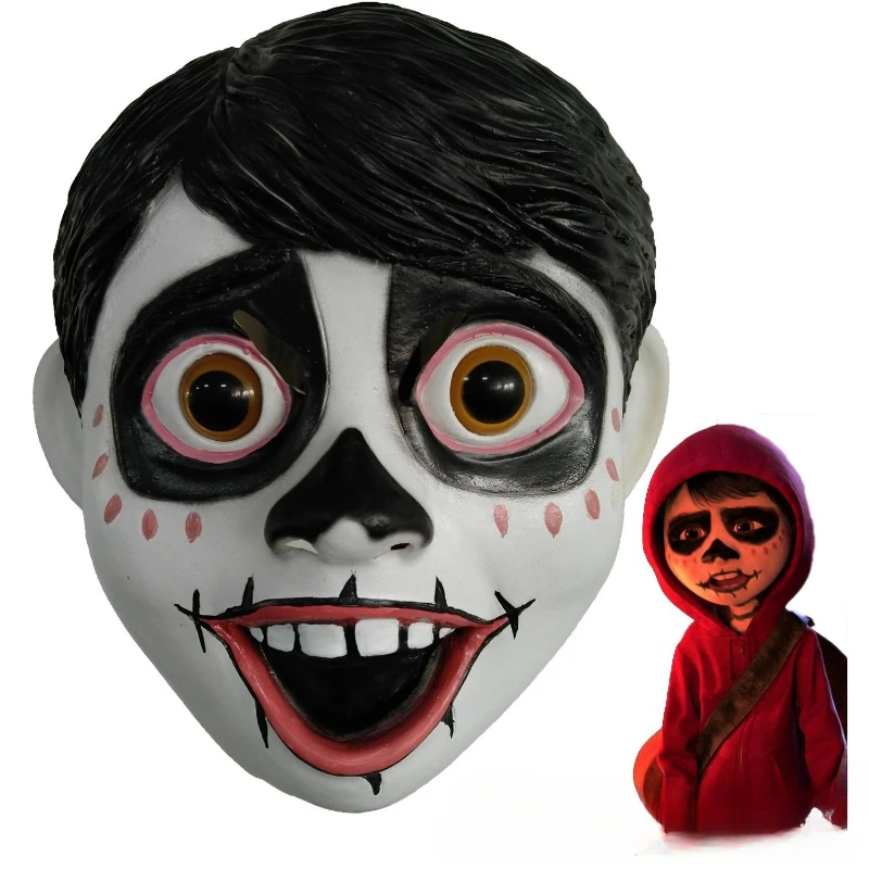 قناع اللاتكس "كوكو" ميغيل بوي على شكل أغطية الرأس للفيلم والتلفزيون #6