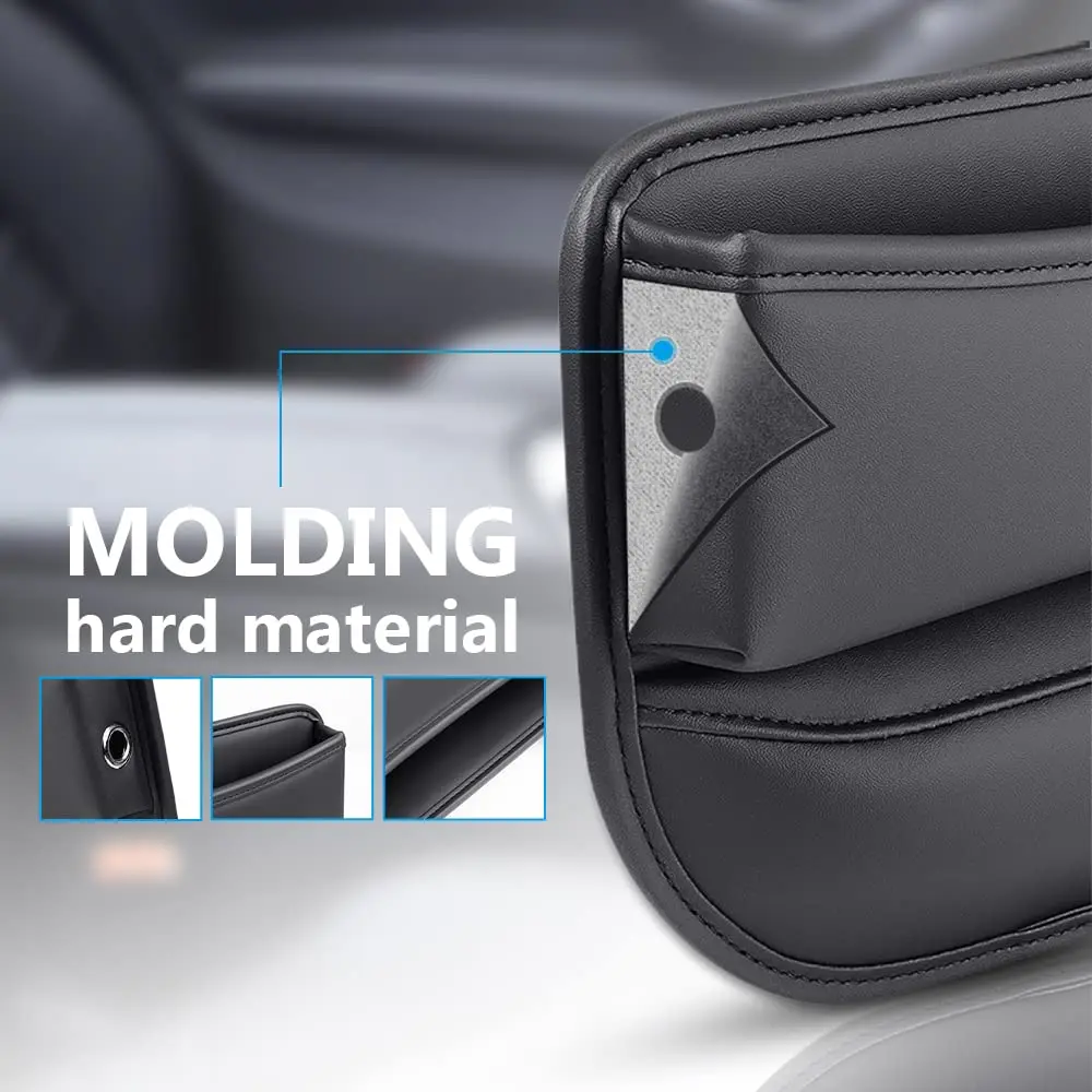 1PCS Storage Box Multifunction Car Seat Gap Filler Leak-proof Storage Bag Cup Holder PU Leather Seat Slot Organizer Box ﻿