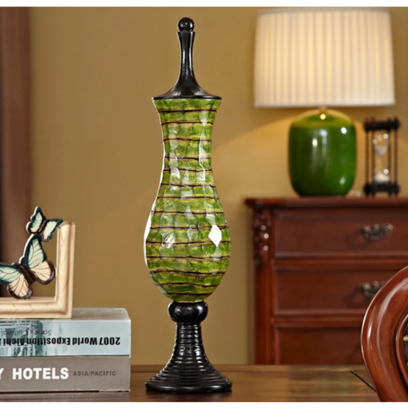 

Ретро-стиль, декор винного шкафа, художественная Гальваническая банка, цветочная ваза, элегантное украшение для рабочего стола