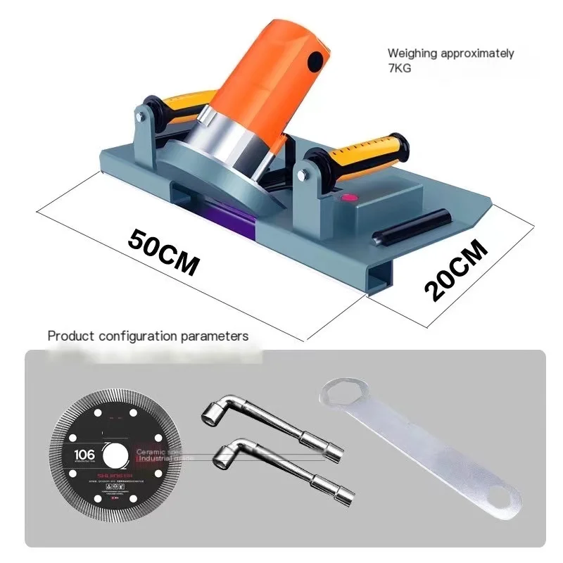 

Электрический 43-градусный портативный небольшой настольный многофункциональный беспыльный станок для резки воды, фаски, керамической плитки