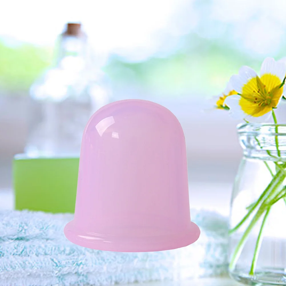 

2 шт. силиконовая вакуумная баночная терапия для массажа тела для антицеллюлита, улучшенная циркуляция, лимфодренаж, фиолетовый