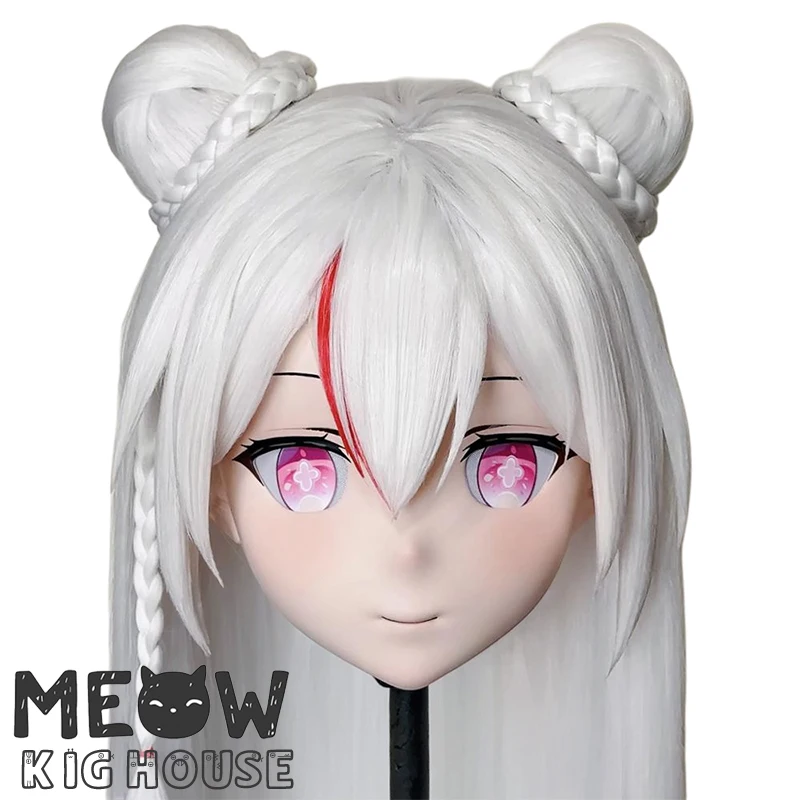 

(MEO463) Customize Handmade Full Head Lockable Crossdress Male to Female Japanese Cartoon Anime Game Character Kigurumi Mask