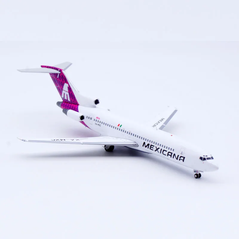 LH2394 合金グッズ飛行機ギフト JC ウィング 1:200 メキシカ航空ボーイング B727-200 ダイキャスト航空機モデル XA-MXC スタンド付き