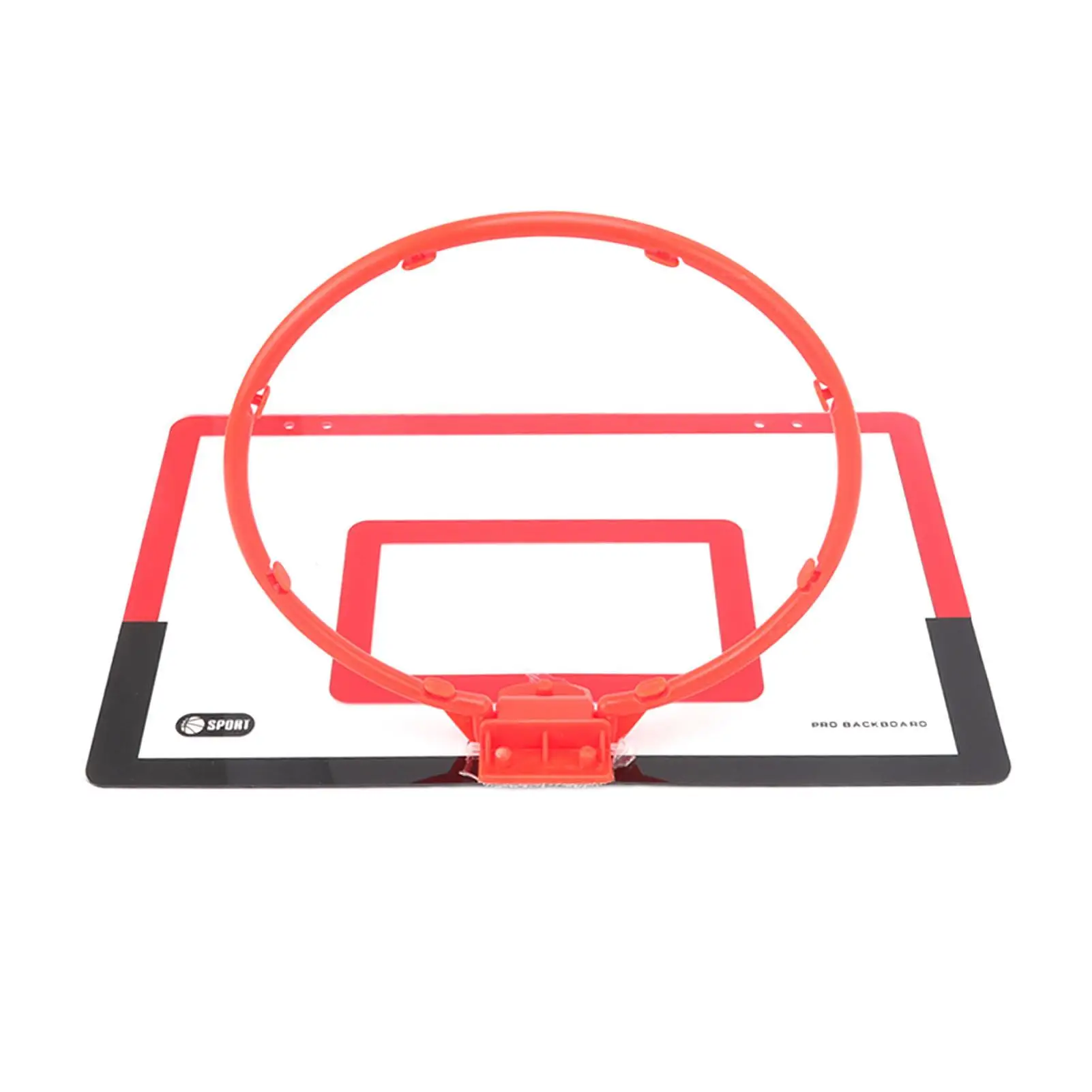 Mini Basketball Hoop Set Wall Mount Bounce Design Red Black Indoor Family Fun Basketball Toy for Kids and Parents