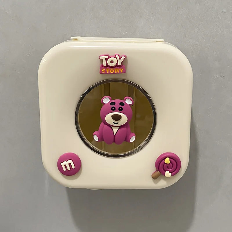 디즈니 미키 냉장고 문 추출 일회용 플라스틱 포장 신선한 가방 보관 상자 주방 가정용 유물 Cartoon15x15