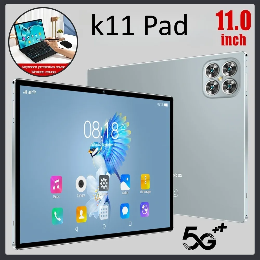 

2025 New Tablet Pad K11 Original 11inch HD Screen Android 13 Tab 4G 5G Dual Sim 10000mAh WIFI Tablets Children's Kids Tablet PC