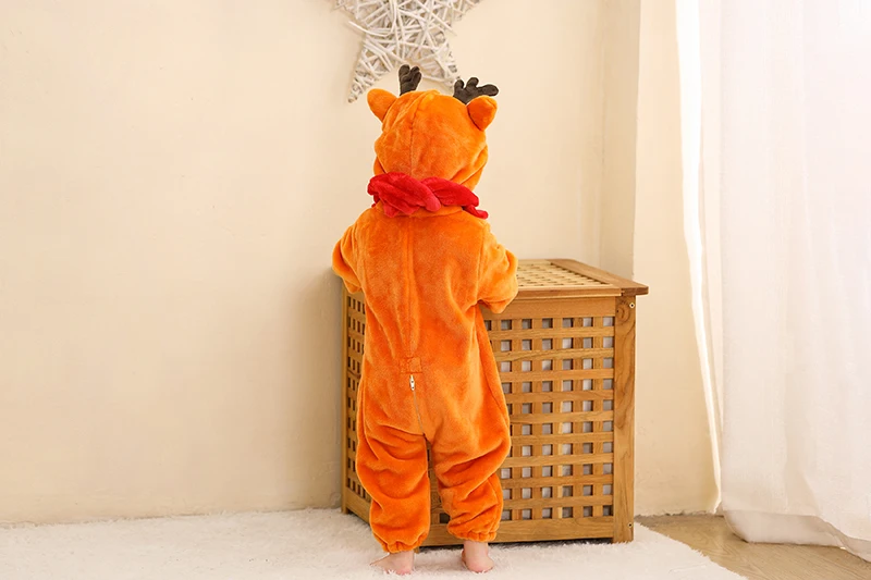 MICHLEY Karneval Baby Strampler Flanell Cosplay Kleinkind Säugling Kleidung Overall Bodysuits Jumpsuit Kostüm für Mädchen Jungen – Detail 17