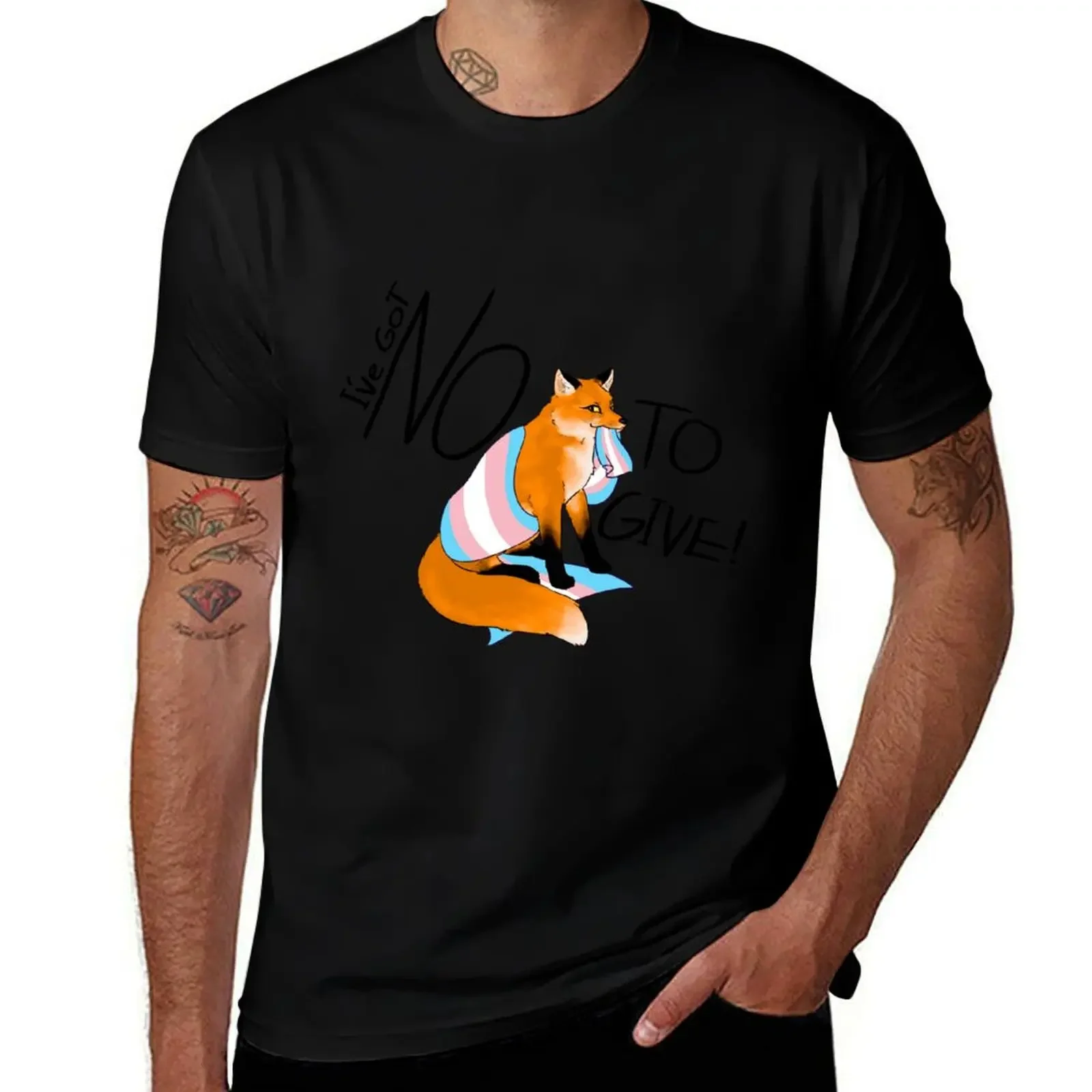 

Pride Fox - Trans T-Shirt heavyweights oversized t shirt oversizeds mens designer t shirt