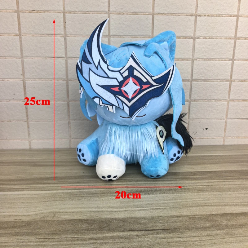 25cm Large Size Sitting Style Genshin Impact Zandik Il Dottore The Doctor‌ Cartoon Plush Toys Cosplay Anime Game Plushie Doll