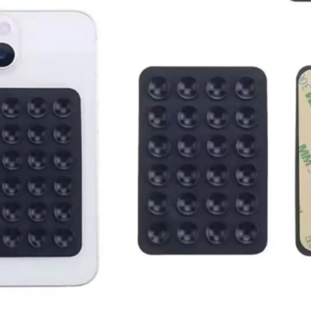 JCYECF 1 قطعة لوحة شفط السيليكون للهاتف المحمول تركيبات شفط كأس المدعومة لاصق سيليكون المطاط شاحن عالمي الجلود #5