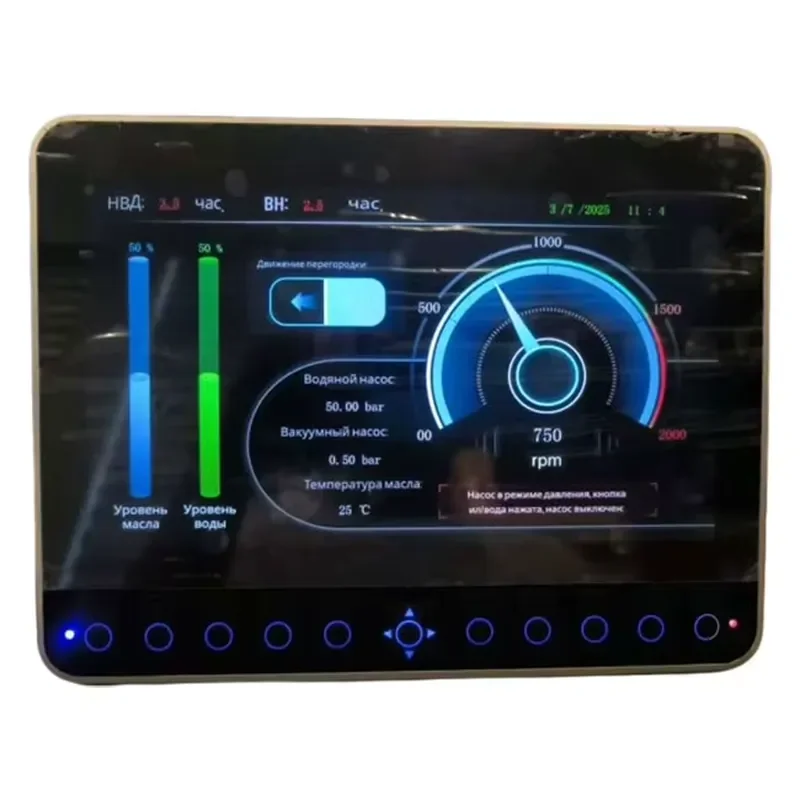 10-Inch Android Touch Display Screen Smart Control Switch for Construction Machinery Vehicles Electrical Equipment