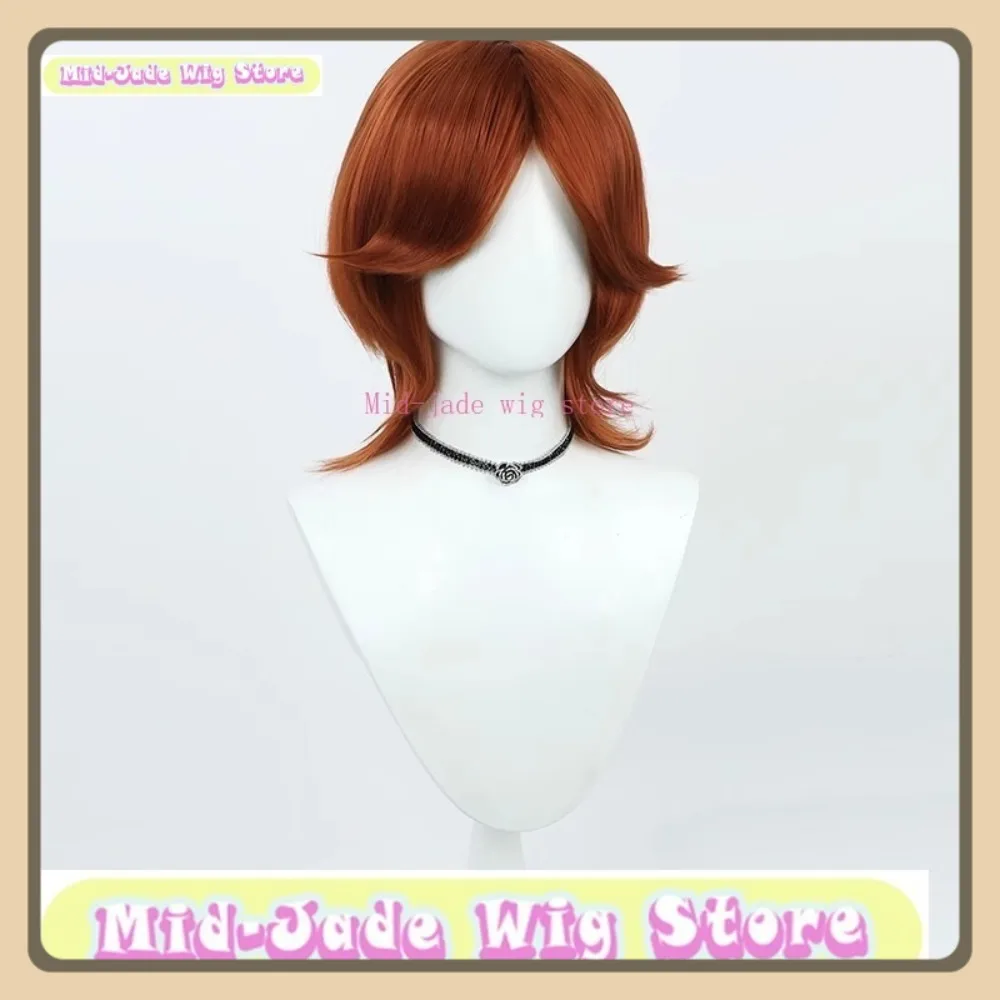 منتصف اليشم شعر مستعار مخزن الهوية الخامس البهلوانية مايك مورتون شعر مستعار تأثيري أنيمي لعبة لعب الأدوار هالوين شعر مستعار اصطناعي #3