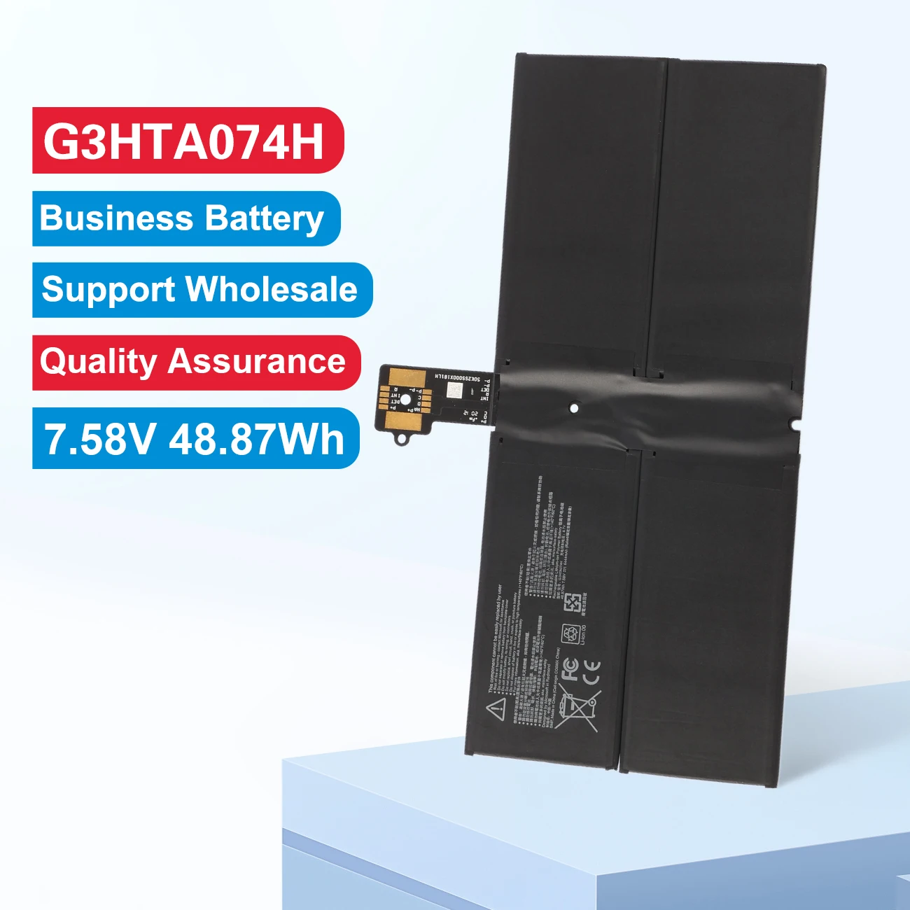 KingSener G3HTA074H Laptop Battery For Microsoft Surface Pro 7+ Plus 1960 Tablet PC DYNH03 G3HTA073H 7.58V 6444mAh