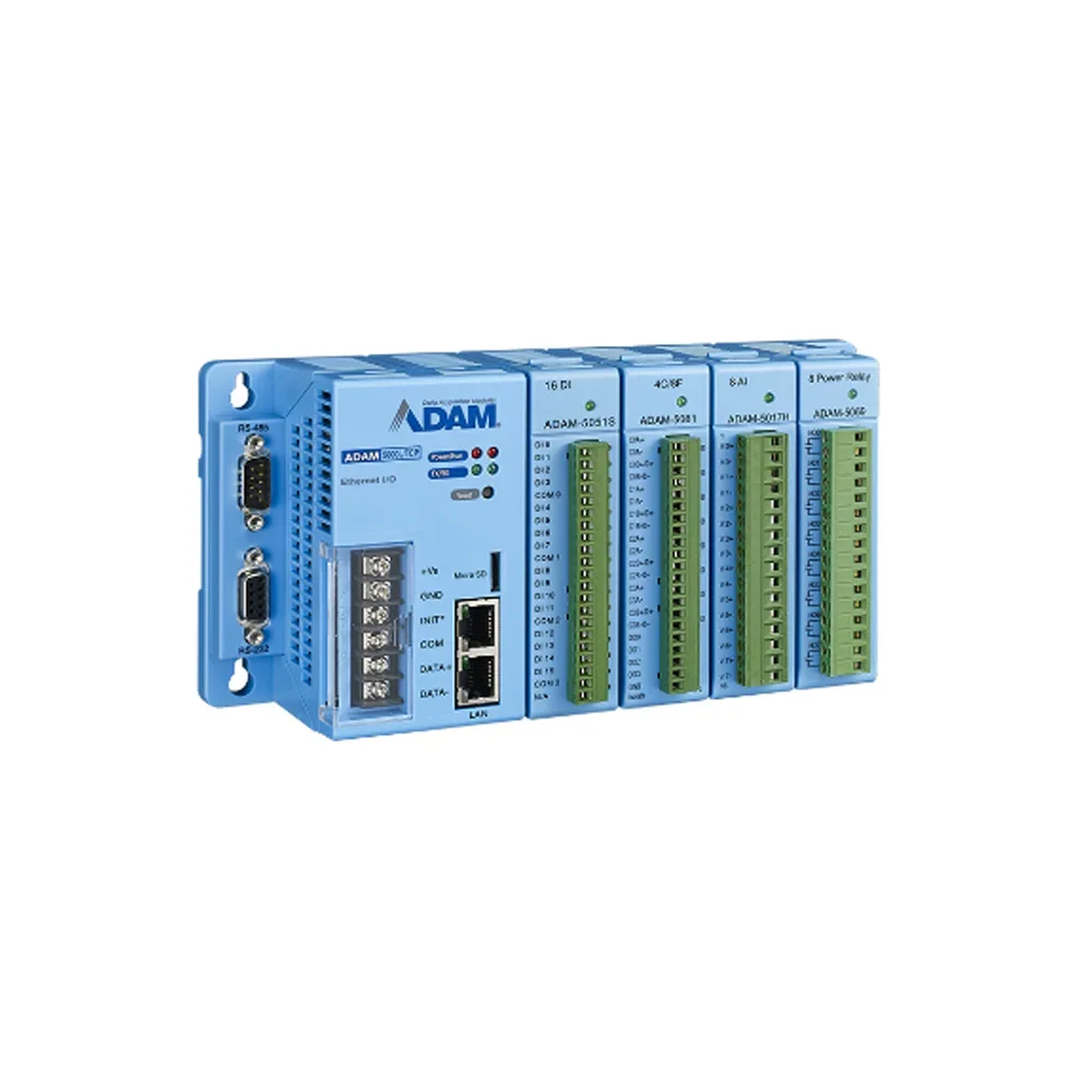 Advantech ADAM 5000L/TCP 4-slot Distributed DA&C System Ethernet-based Data Acquisition Control System