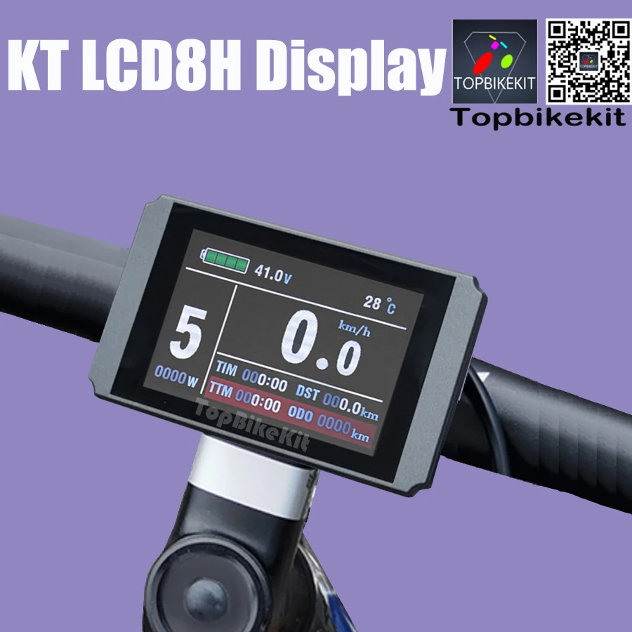 Ebike KT Display LCD8H Meter Display LED890 LED900S LCD3/4/5/8/9/10H/11 LCD Display+Julet 5pins WP Plug /SM Plug