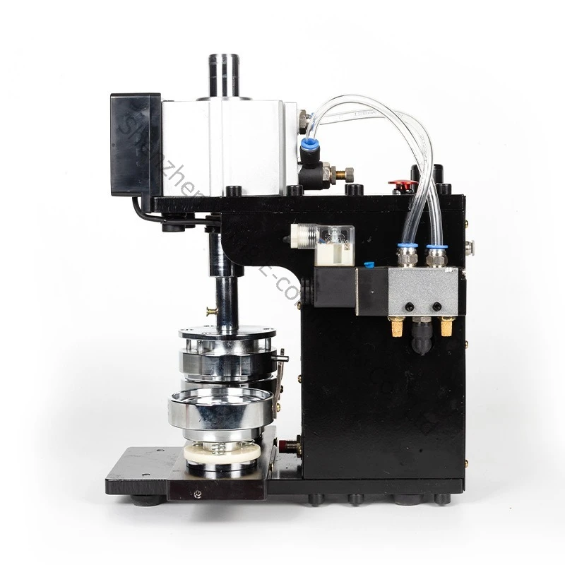 

58-мм усовершенствованная коммерческая пневматическая машина для изготовления значков с нижним давлением, для производства значков, наклеек на холодильники, зеркал