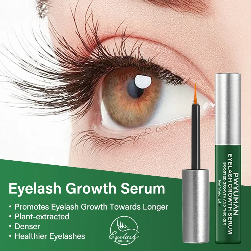 Natural Eyelash Growth Serum Fast Eyelash Eyebrow Enhancer Longer Fuller Thicker Curling Lash Treatment Eye Care Products Makeup