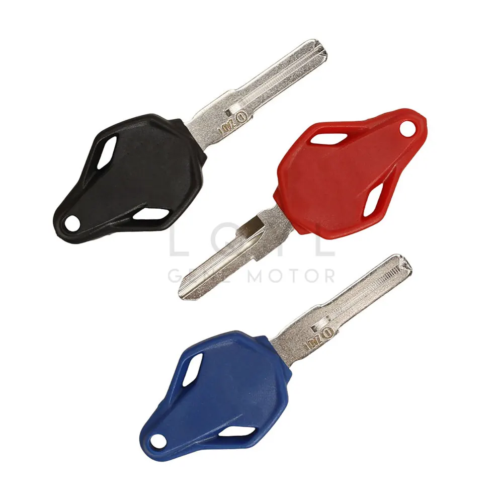 3Pcs Blank Key Motorcycle Replace Uncut Keys For MV AGUSTA F4 F3 675 800 920 1000 1090 R RR BRUTALE DRAGSTER TurismoVeloce ROSSO