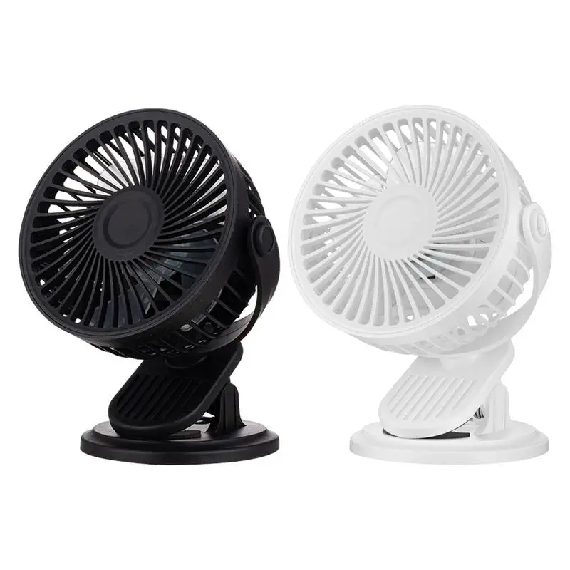 

USB Desktop Fan Ultra Cool Flexibl Airflow Portable USB Mini Handheld Clip Fan USB Rechargeable Quiet Electric Fan Travel Cooler