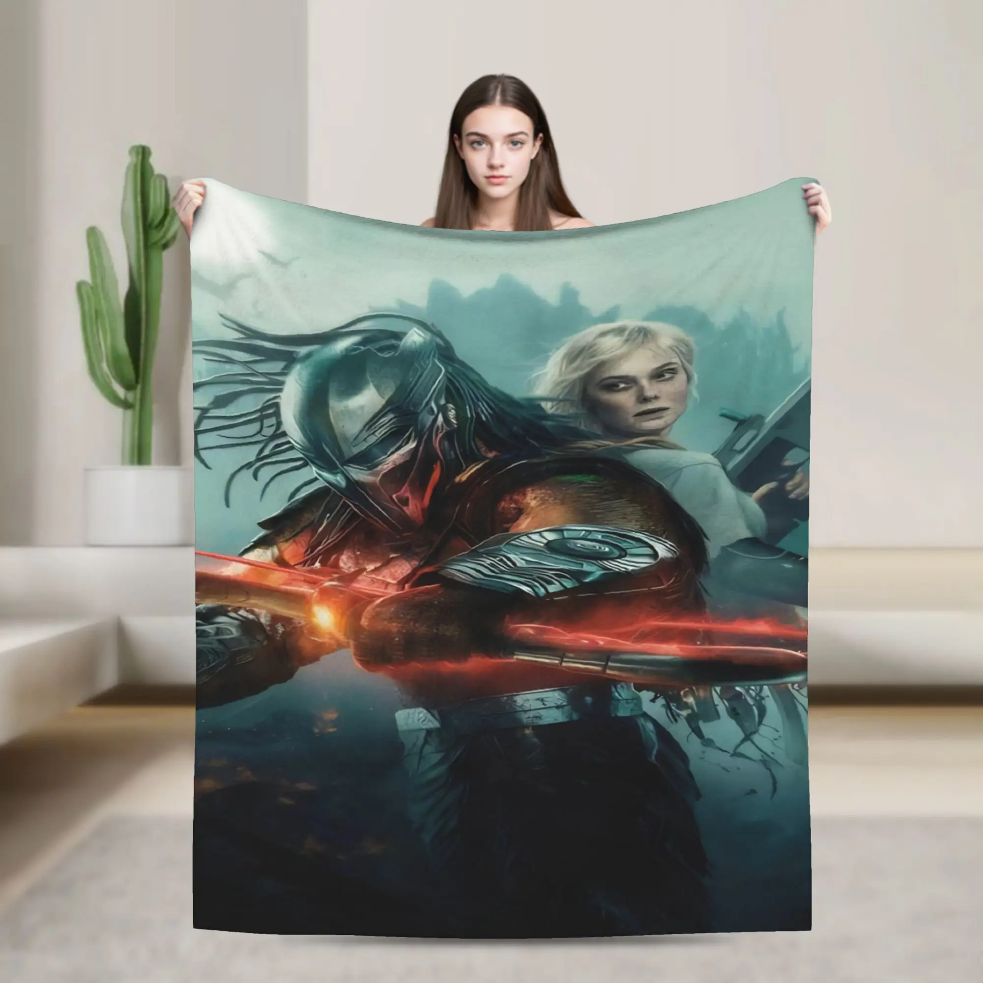 المفترس Badlands 2025 أفلام بطانية لينة الدافئة نمط أفخم رمي بطانية للأريكة كرسي أريكة سرير الفانيلا المفرش غطاء السرير