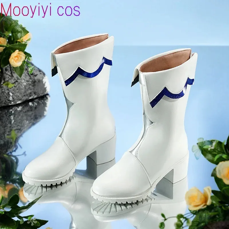 

New Mooyiyi cos Yuuki Asuna Cosplay Shoes Halloween Christmas Role Playing 36-39 Art Online Sword New elf shoes