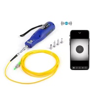 Handheld Wireless Fiber Optic Inspection Microscope 200X Magnification WIFI Microscope Fiber Endface Inspection Scope FFS720