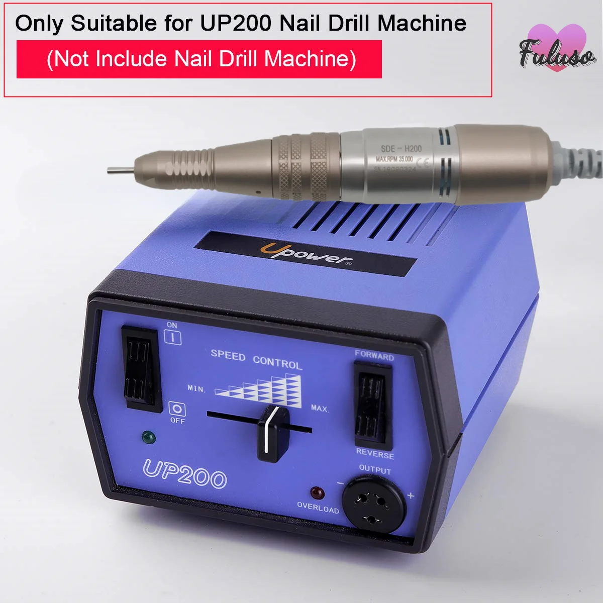 Nail Drill Handpiece for Up200 Machine Professional Electric File Remove Gel Polish Poly Nail