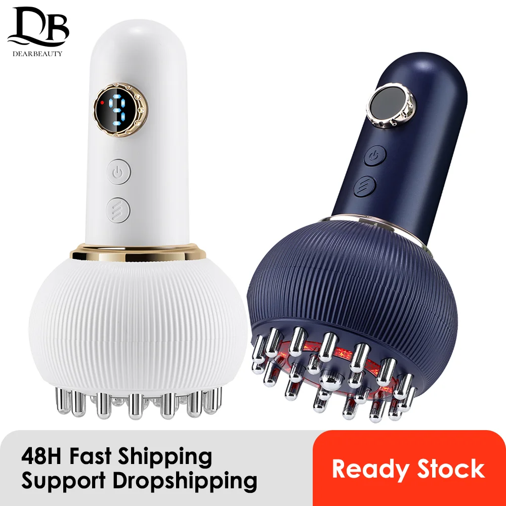 

Wireless Guasha Massager Electric Body Shaping Heating Scraping Brush Drainage Machine Fat Burner Rechargeable