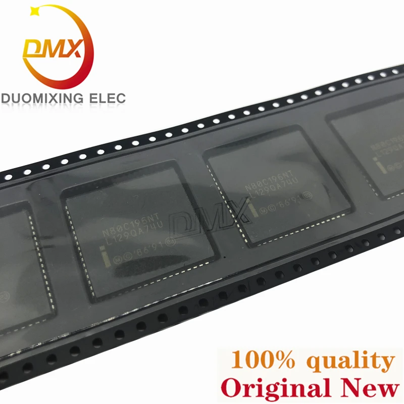 1-5PCS N80C196NT TN80C196NT 80C196 PLCC Chip microprocessore controller, chip IC originale