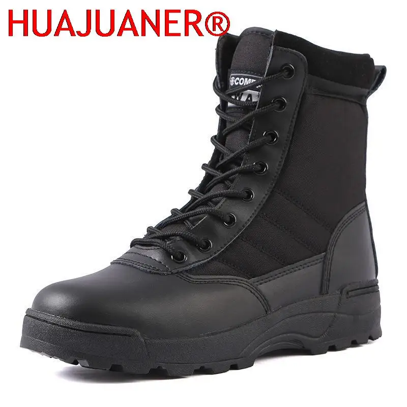 Tactical Boots Men Boots Special Force Desert Combat Army Boots Outdoor Hiking Boots Ankle Shoes Men Work Safty Shoes