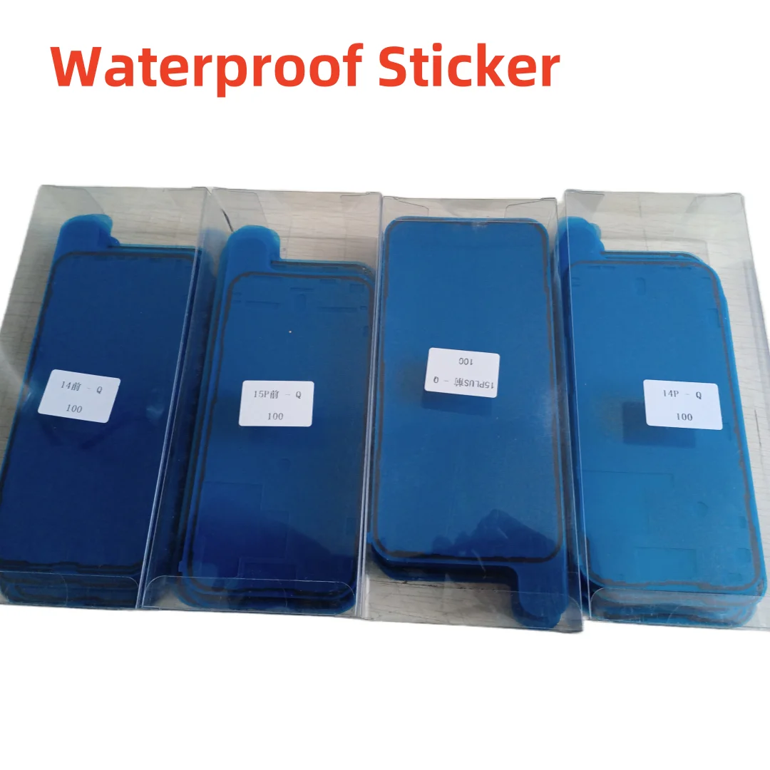 100pcs Waterproof Sticker For iPhone 15 Pro 15plus 15promax 16 promax 11 12 13 14 promax LCD Display Frame Bezel Seal Tape Glue