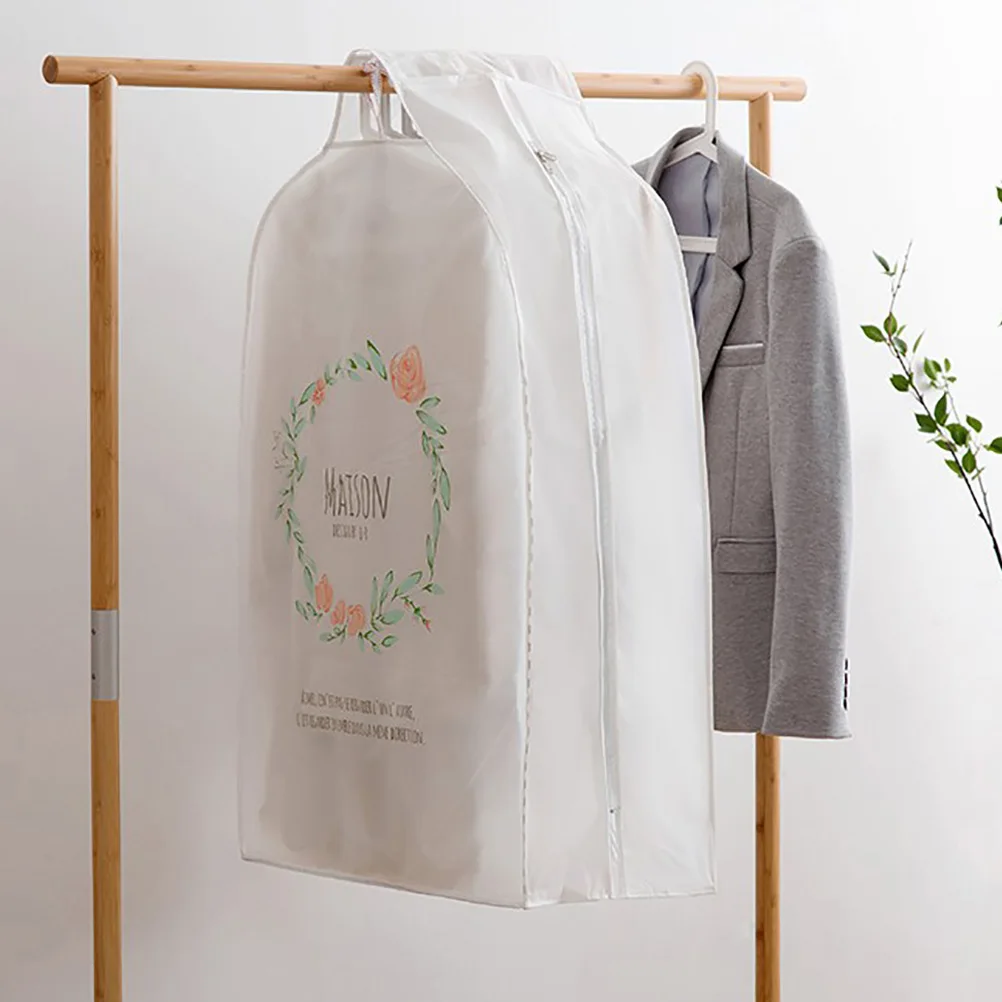

1pc Water-proof Suit Garment Cover Bag Protector Suit Travel Bag Garment Closet Organize Clothes Storage Bag Clothes Cover Size