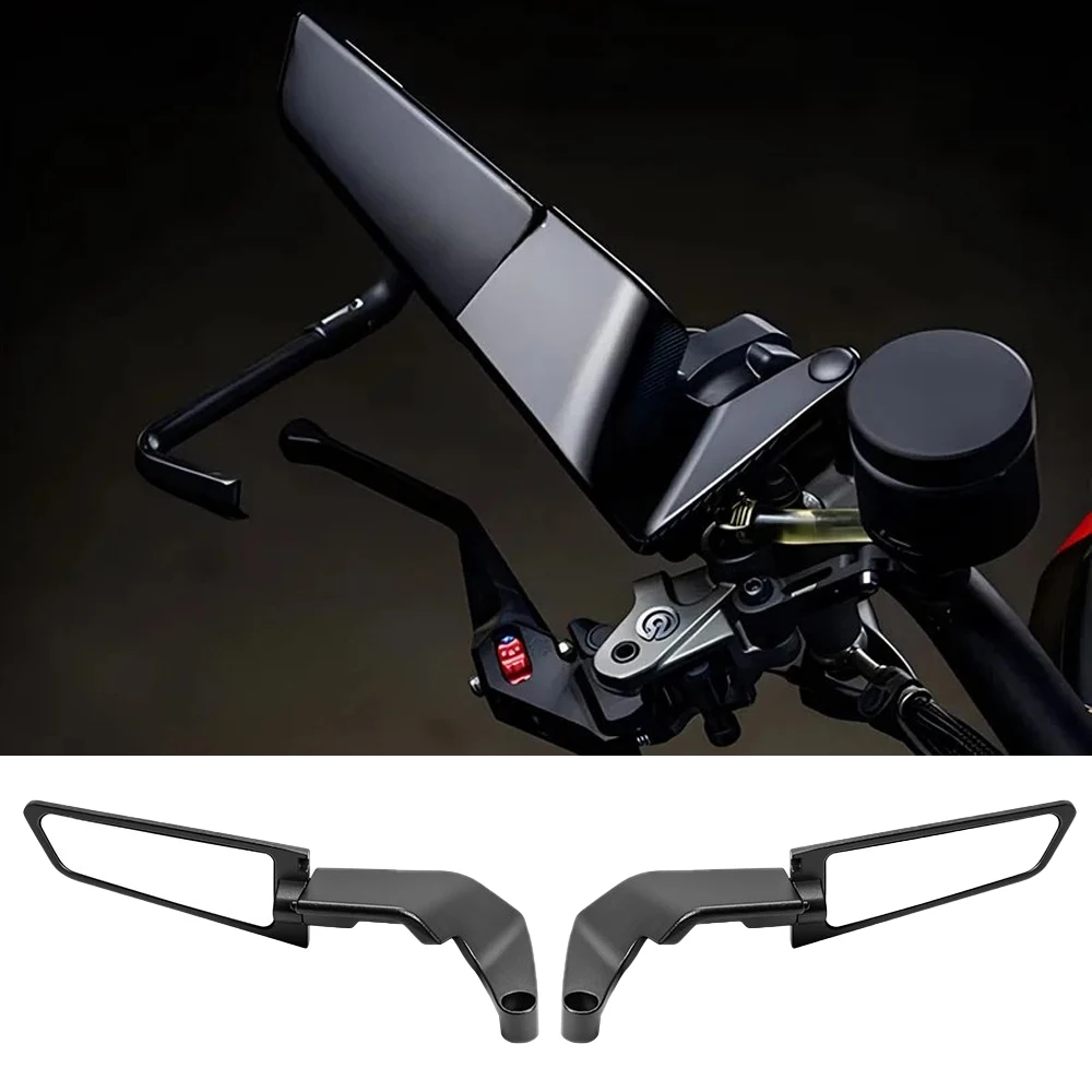 

For Suzuki GSX-S1000 GSXS1000 Accessories Stealth Mirrors Sports Winglets Kit Adjustable Mirrors Wing Mirrors