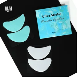 RISI New Ultra Strong Sticky Silicone Eye Patches Reusable Eye Patches Eyelash Extensions Under Eye Patches