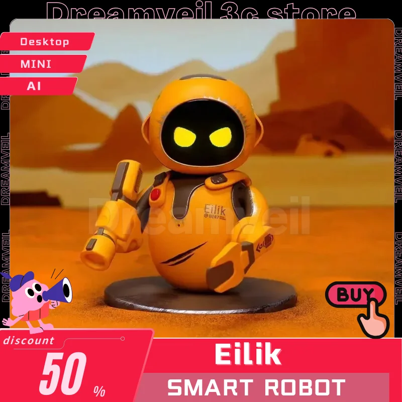 Eilik Smart Robot Intelligent Mini Ai Robots Interactive Emo Accompany Spanish Voice Electronic Desktop Kid Smart Robot Custom