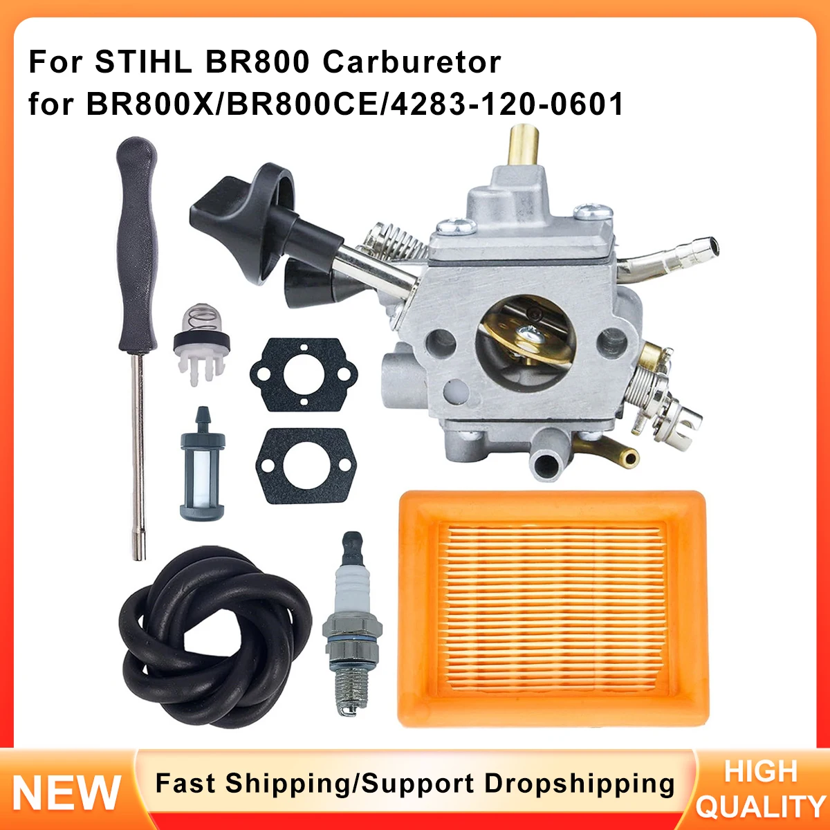 

Replacement Carburetor Kit for STIHL BR800 BR800X BR800CE Backpack Blower - OEM 4283-120-0601