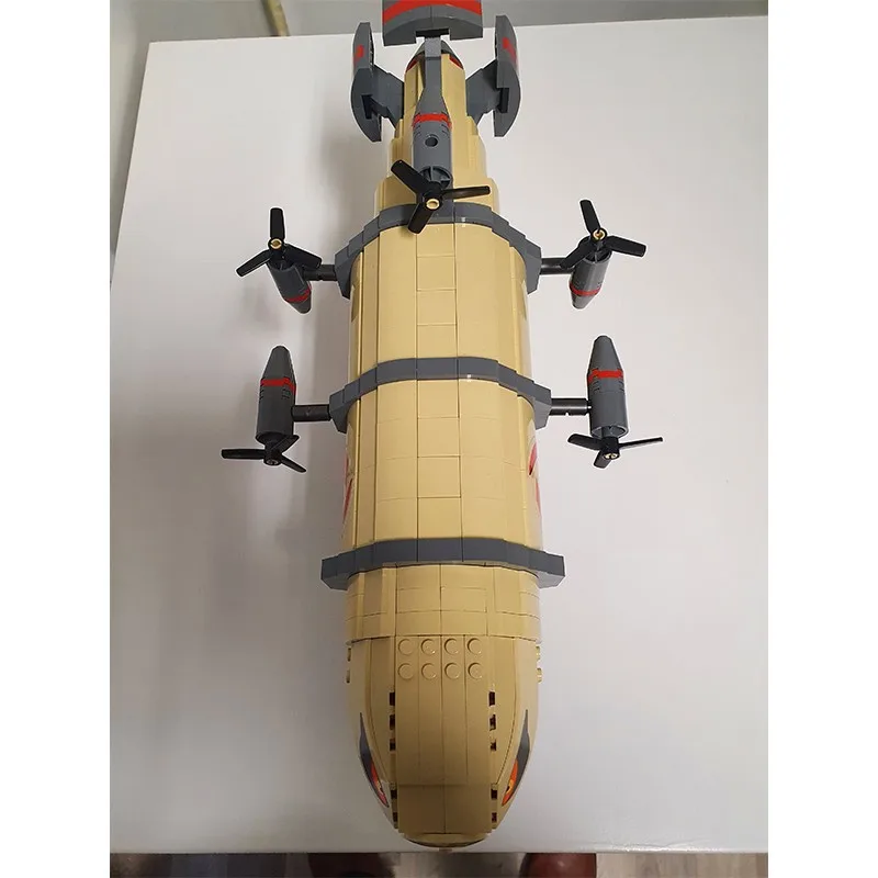 MOC Building Blocks Kirov Airship Tank ทหารถังของขวัญสร้างสรรค์ปริศนาอาคารบล็อกชุด