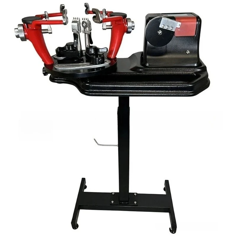 Benchtop stringing machine vertical stand tripod support frame