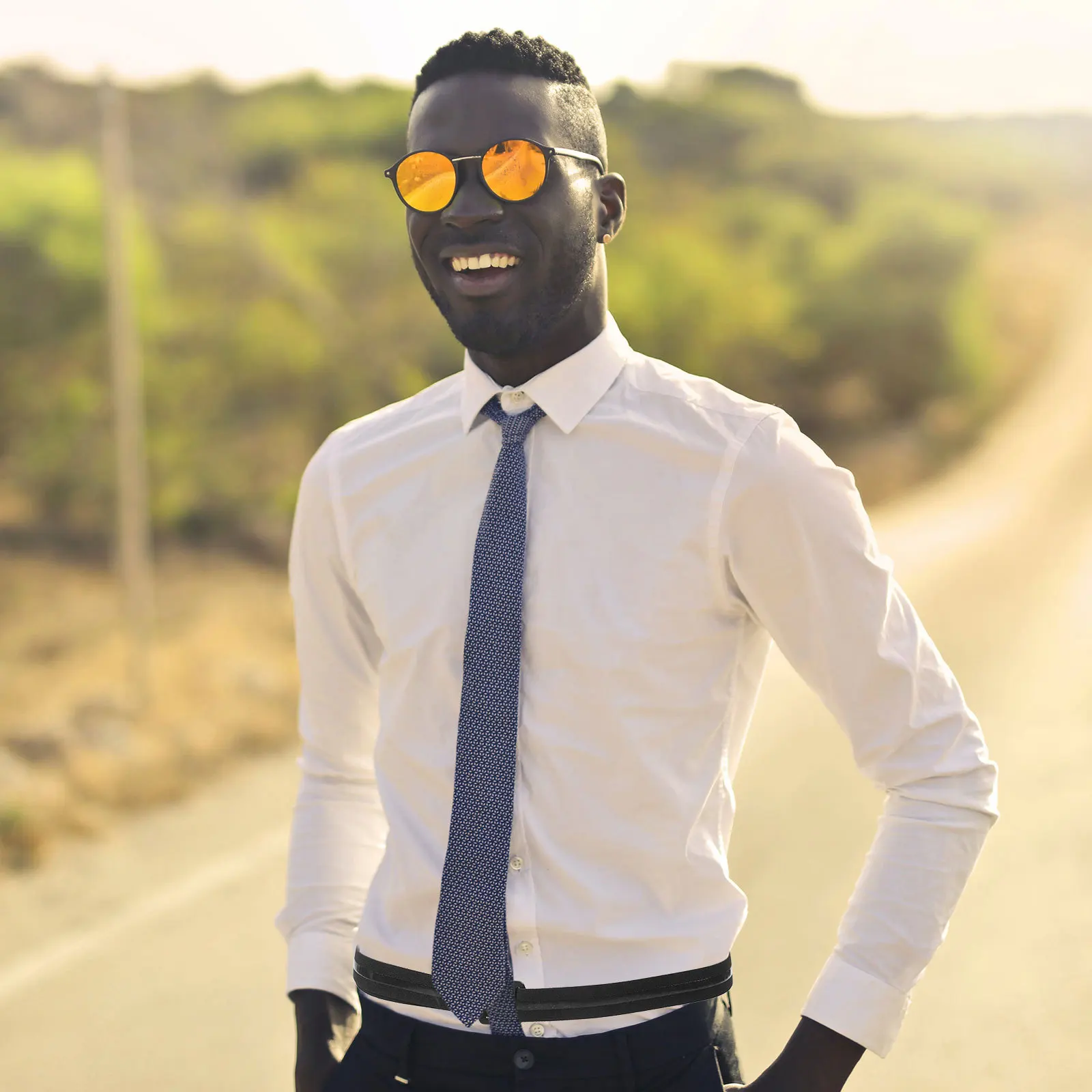 

Non-Slip Shirt Stay Elastic Fabric Men Women Adult Shirt Belt Strap for Daily Wear Party Wrinkle Proof Holders