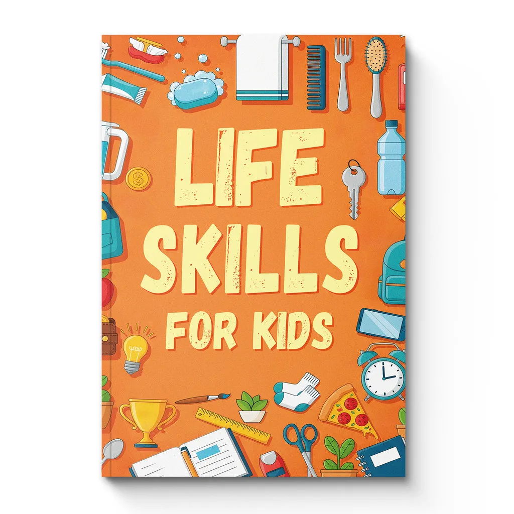 

Life Skills for Kids—Practical Guide to Independence, Responsibility&Confidence | Hygiene, Home Safety, Chores, Time Management