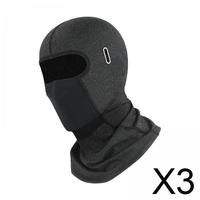 3x Full Face Mask, Face Cover, Mask, Headgear, Ski Mask, Winter Hat for Sports, Climbing, Skiing, Motorcycle, Winter