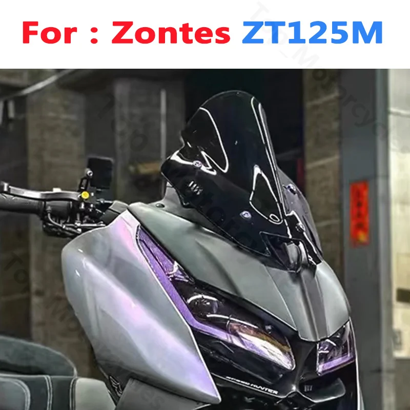 Windshield For Zontes ZT125M ZT125T-M ZT125T-M3 125M 125 M M125 M 125 Sport Windshield Windscreens Wind Deflectors Viser Visor