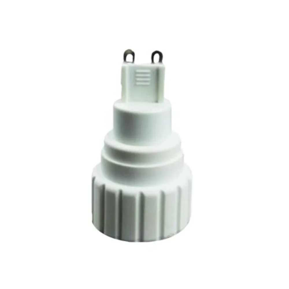 1Pcs G9 to GU10 Base Screw Led Light Bulb Lamp Socket Adapter Converter White 220V