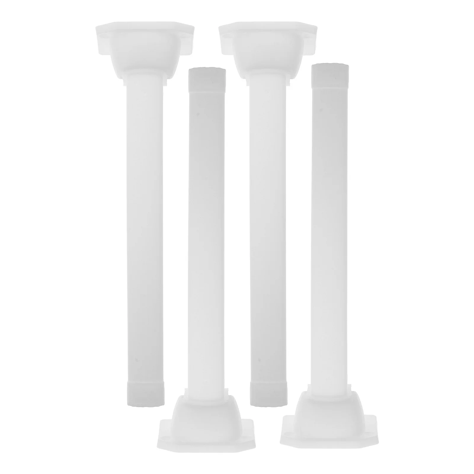 

4pcs Plastic Table Leg Brackets Foldable Sturdy For Laptop Bed Desk Easy Install Replacement Parts Diy Furniture Support Frame