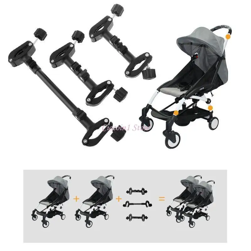 

Y1UB 3 Baby Stroller Connector Twin Connector Accessories Universal Assemble
