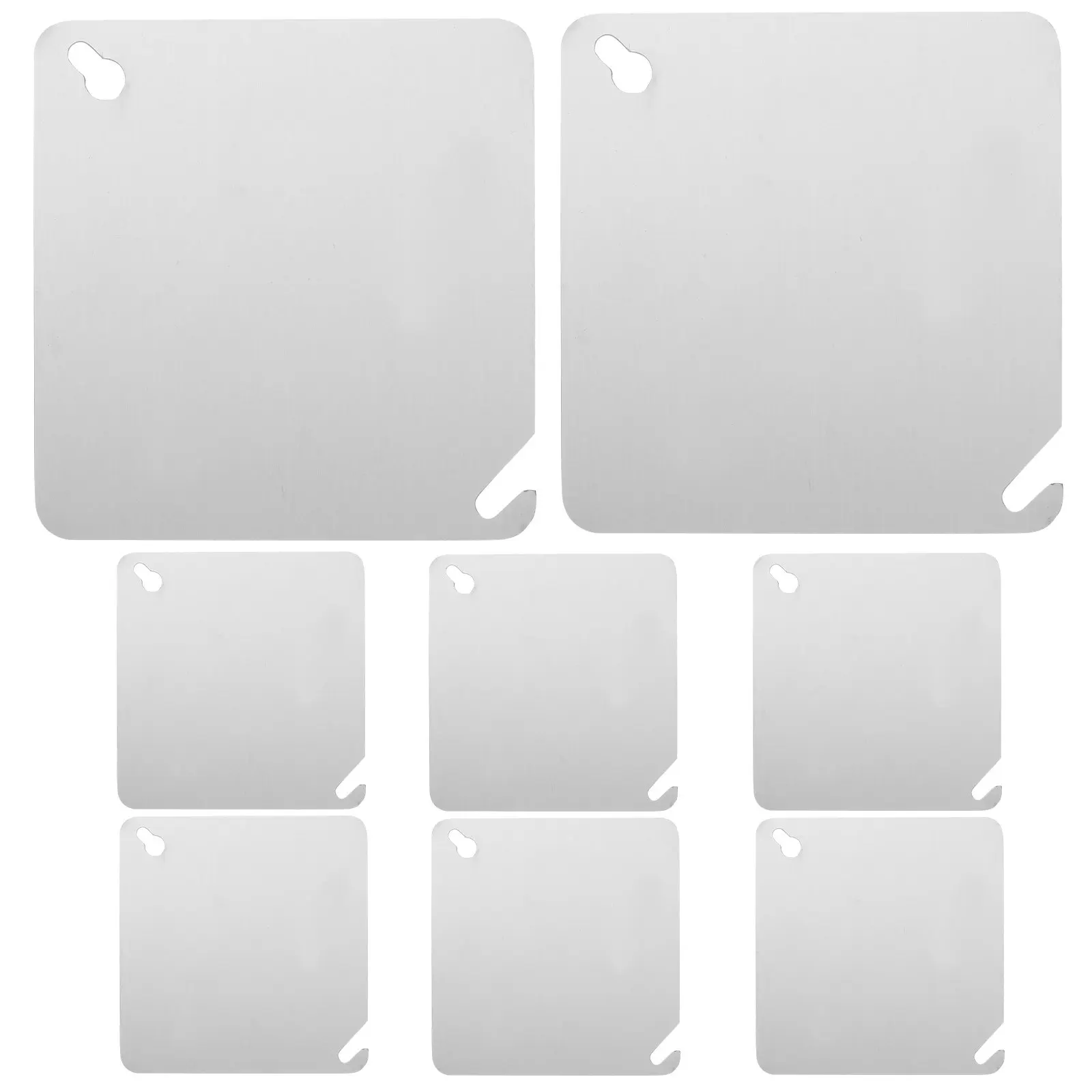 8Pcs Metal Electrical Box Wall Blank Plate Cover Square Outlet Faceplate Easy Installation Junction Panels view 6
