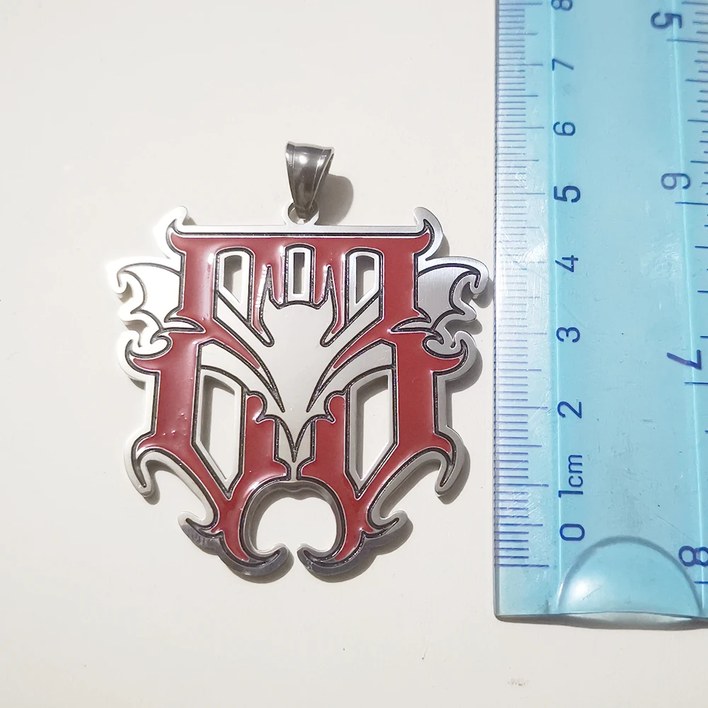 رجل الأحمر ICP سحر قلادة الفولاذ المقاوم للصدأ الفرقة فريق قلادة سلسلة 24 بوصة #3