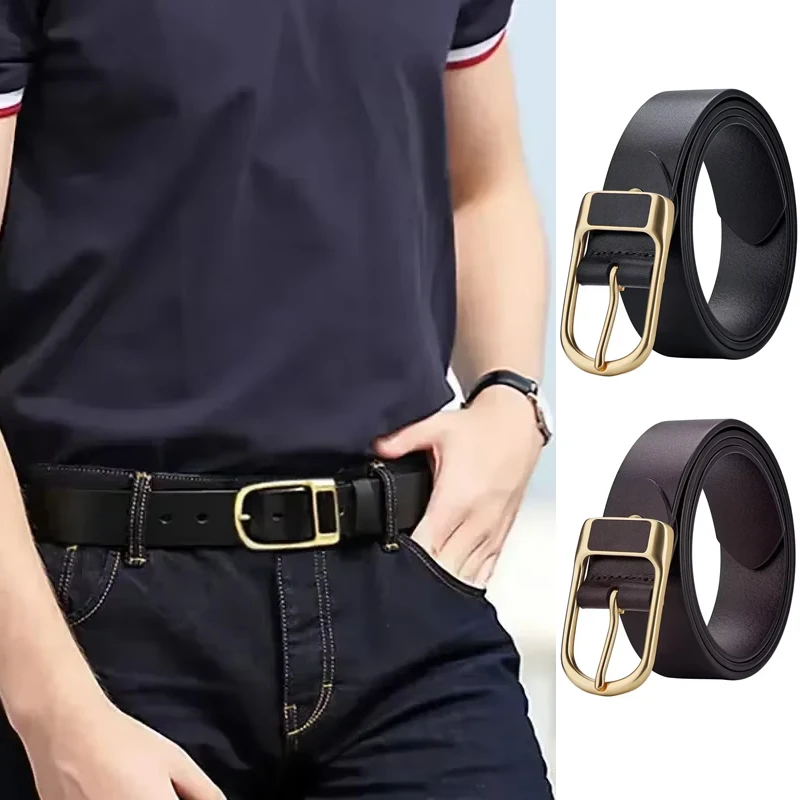 

120CM Men Trendy Casual Belt Buckle Jeans Decoration Casual Belt Business Waistband Male Fashion Designer Luxury Designer Belt