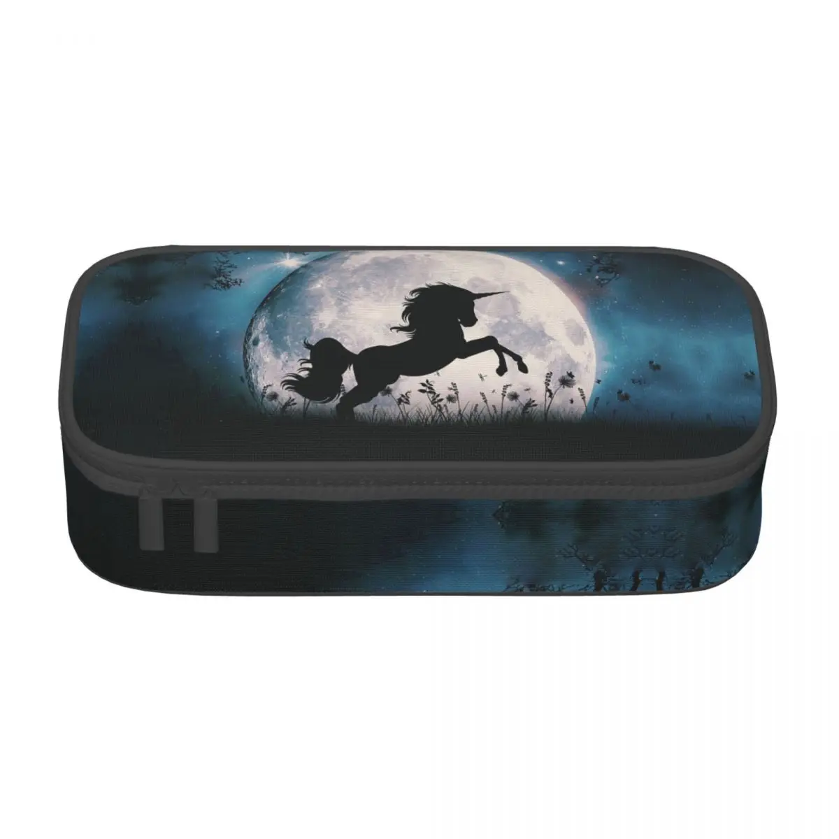 مخصص الخيال يونيكورن مقلمة لصبي فتاة سعة كبيرة صندوق القلم حقيبة الملحقات المدرسية #2